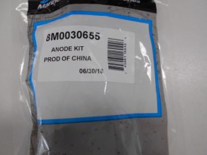 Kit anodo zinc 8M0030655 Kit anodo zinc 8M0030655