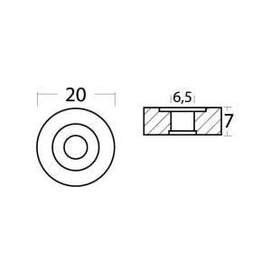 Kit anodo redondo 823912