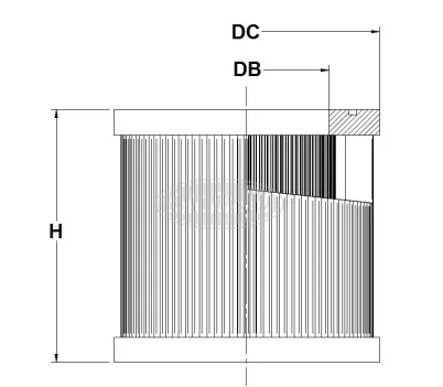 Elemento filtro aire Sole Diesel - Imagen 2