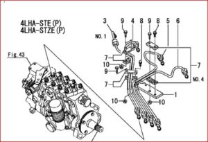 Tuberia Motor Yanmar 119181-59832